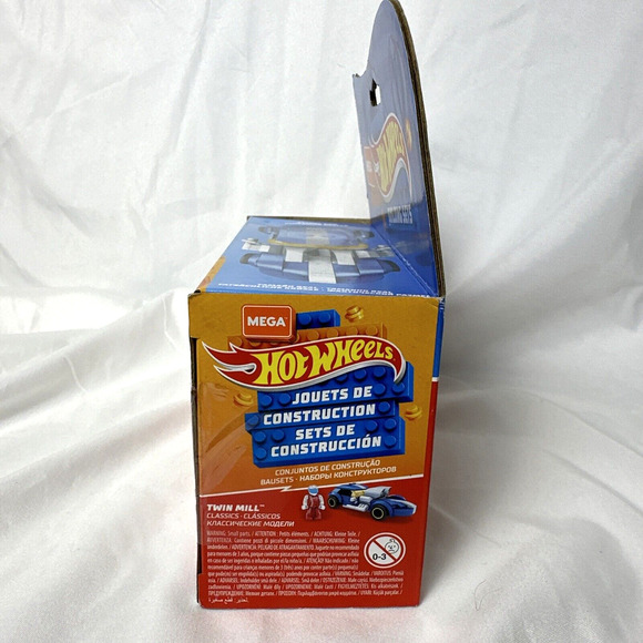 Mega Hot Wheels Twin Mill GVM31 Building Set Build Ages 5+ Race Car New NIB - Picture 3 of 5